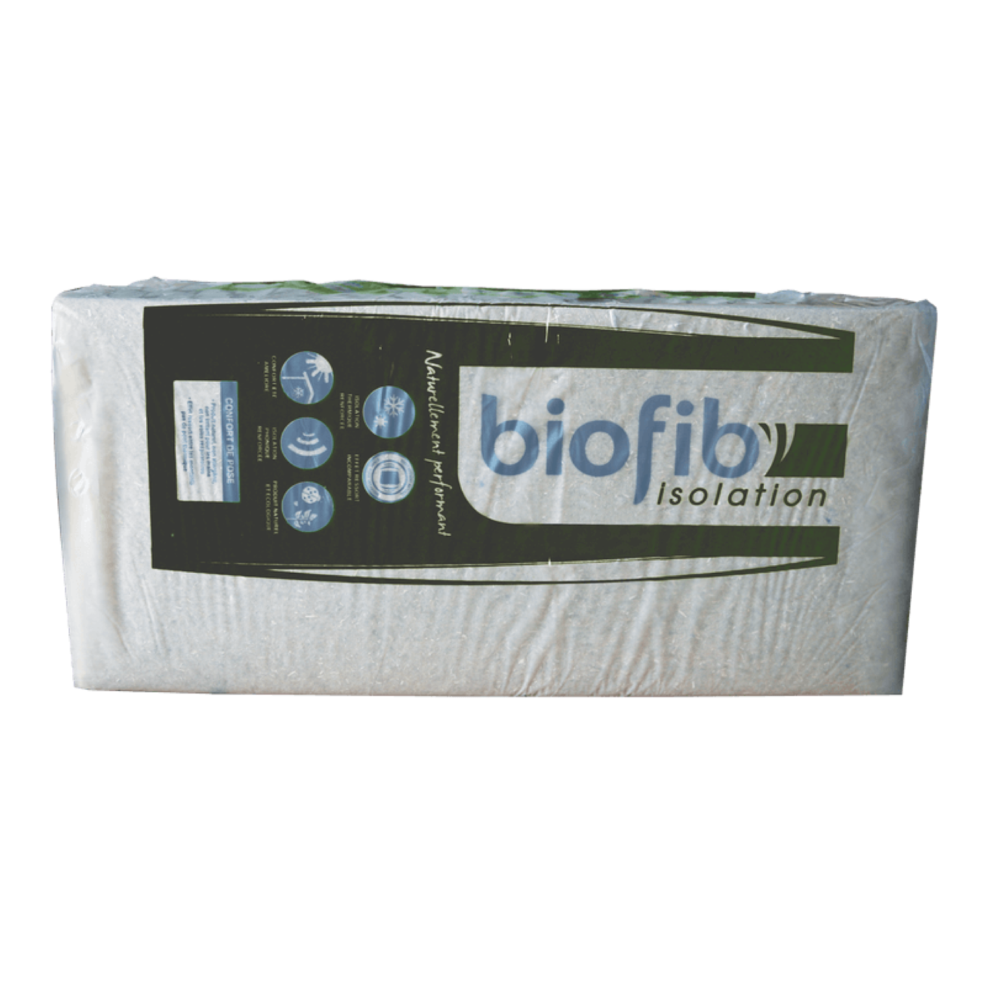 Panneau isolant chanvre ouate de cellulose / au paquet - BIOFIB Ouate