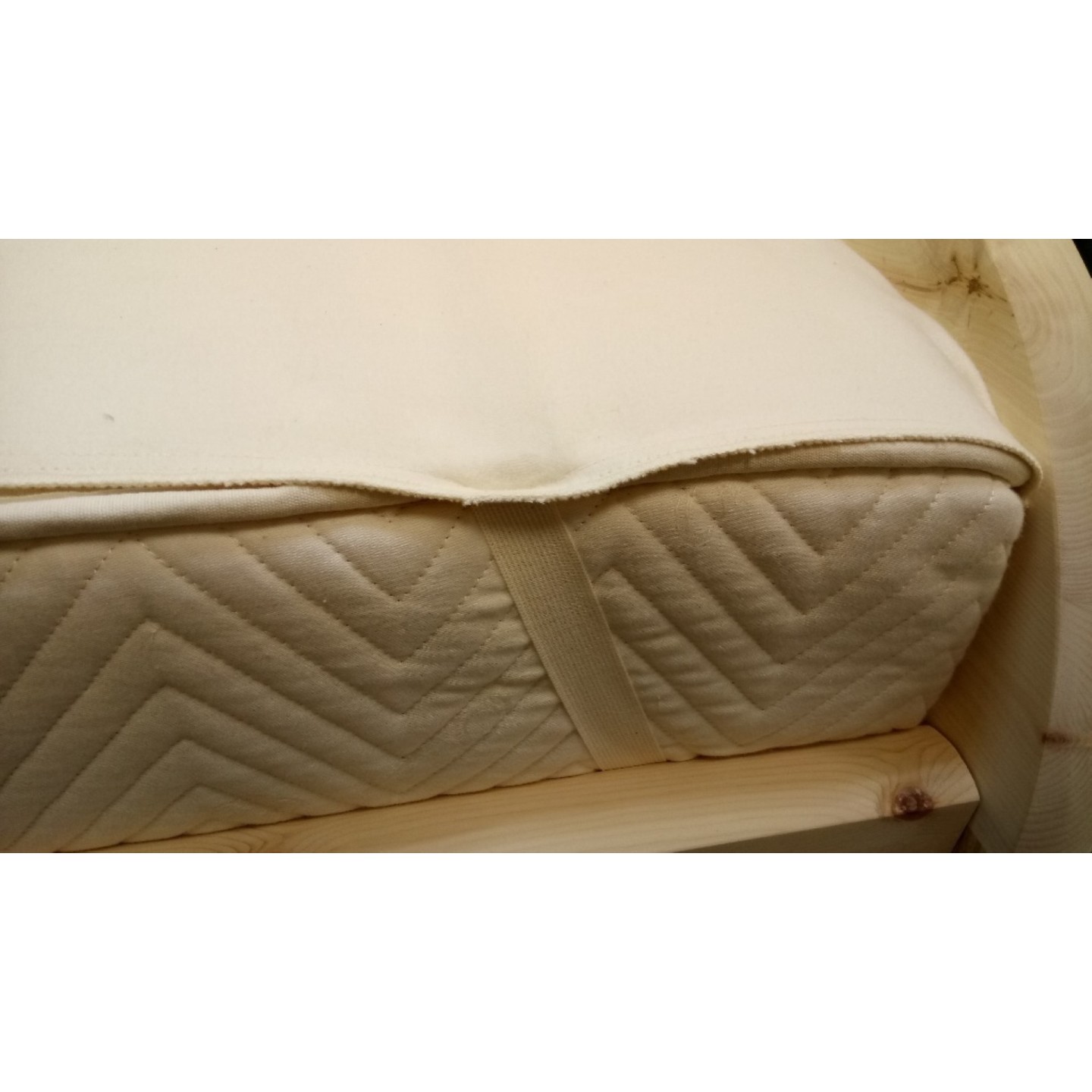 Protection de matelas en molleton de coton biologique - GEBORGEN