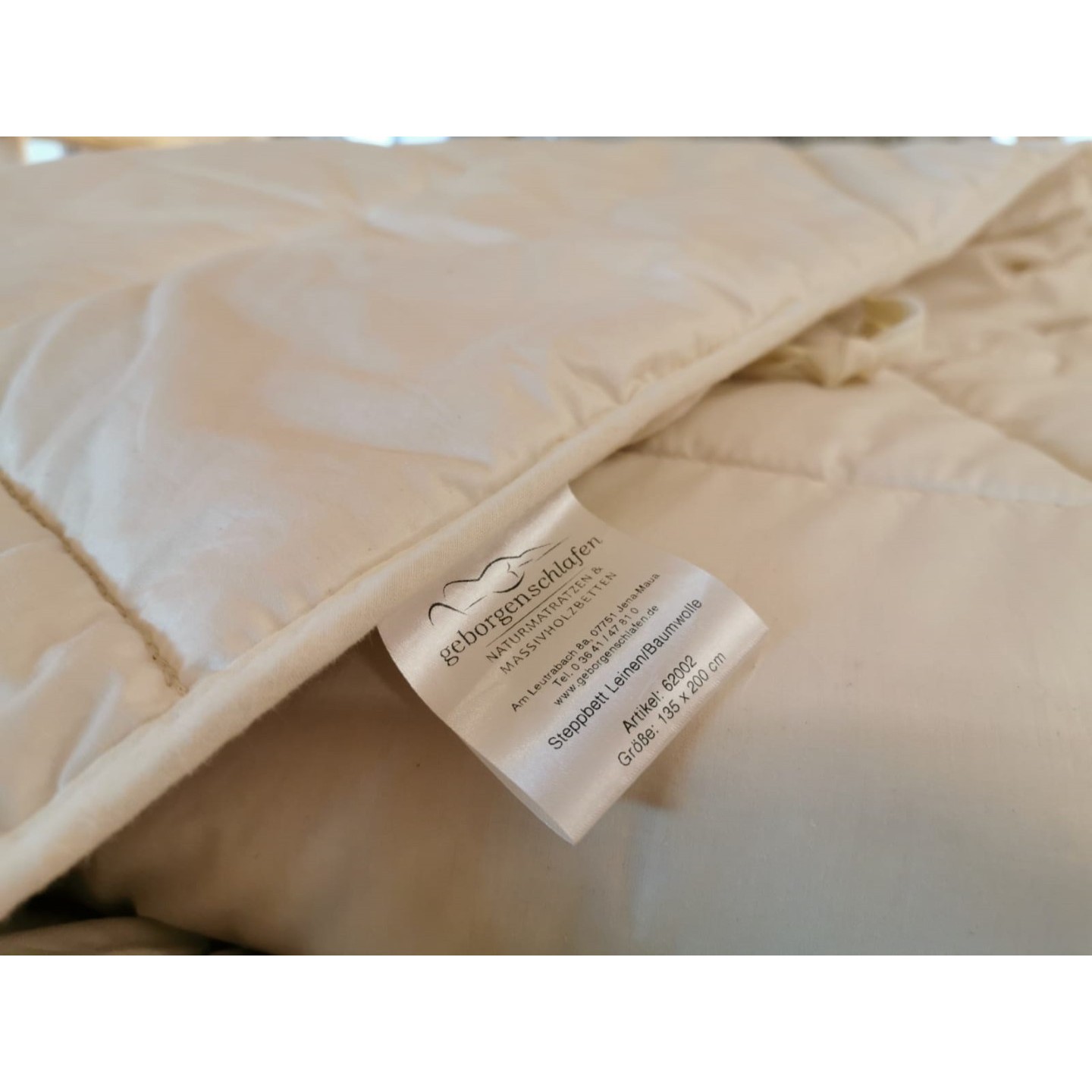 Couette biologique laine vierge ultra légère - GEBORGENSCHLAFEN