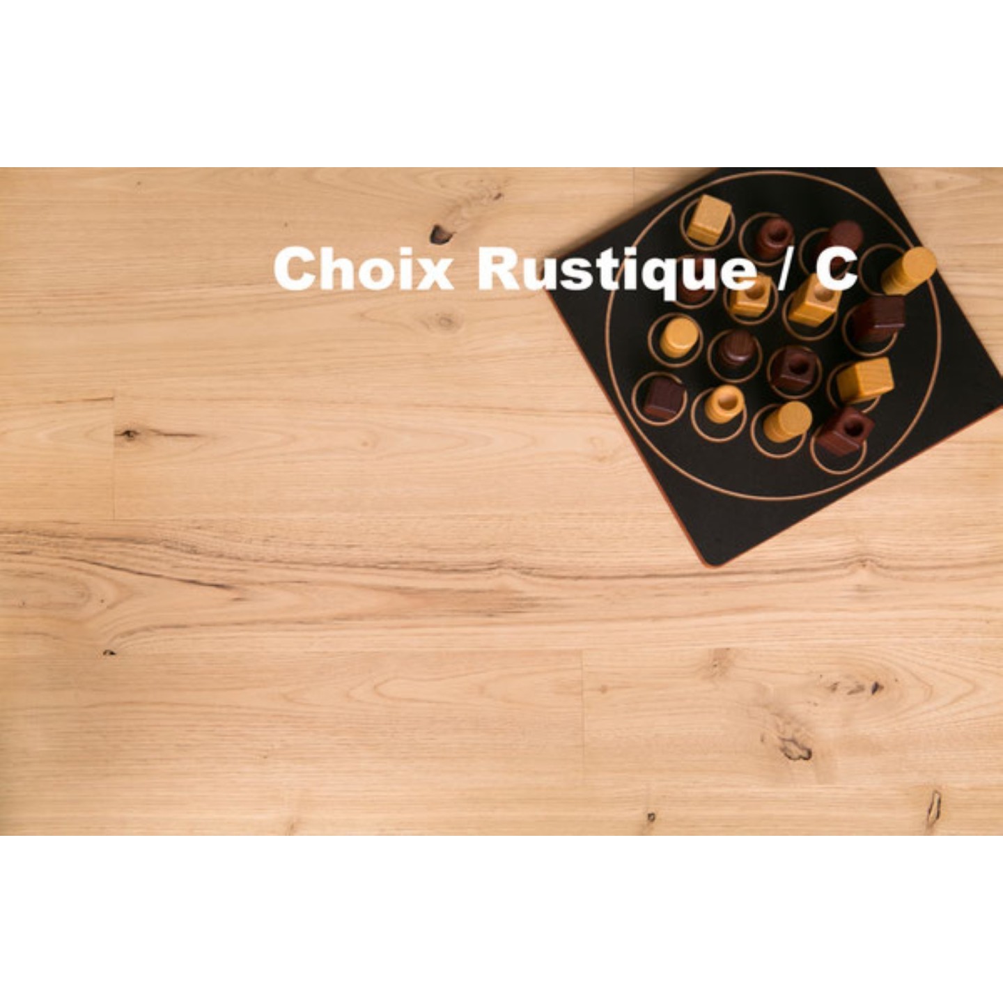 Parquets châtaignier massif 23 mm à clouer - rustique - CASTAGNE