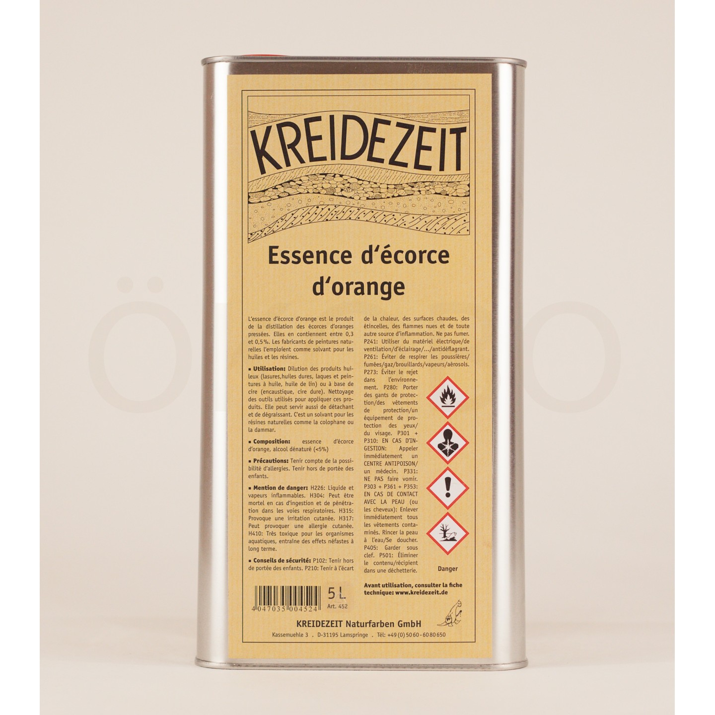 Essence d'écorce d'orange - KREIDEZEIT