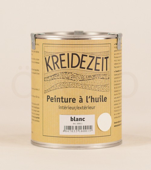 Peinture à l'huile naturelle blanche Kreidezeit intérieur et extérieur.