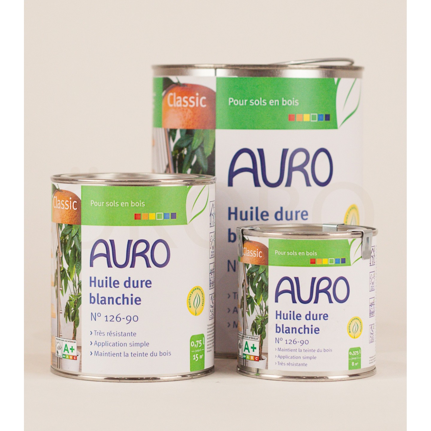 Huile dure blanchie N°126-90 - AURO