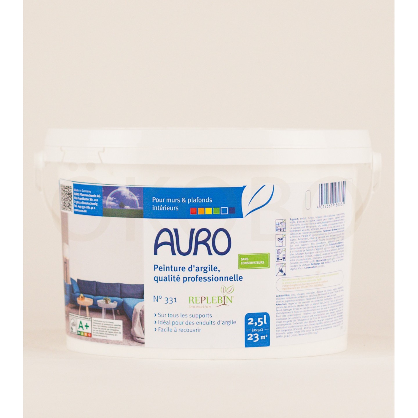 Peinture à l'argile N°331 - AURO - 5L