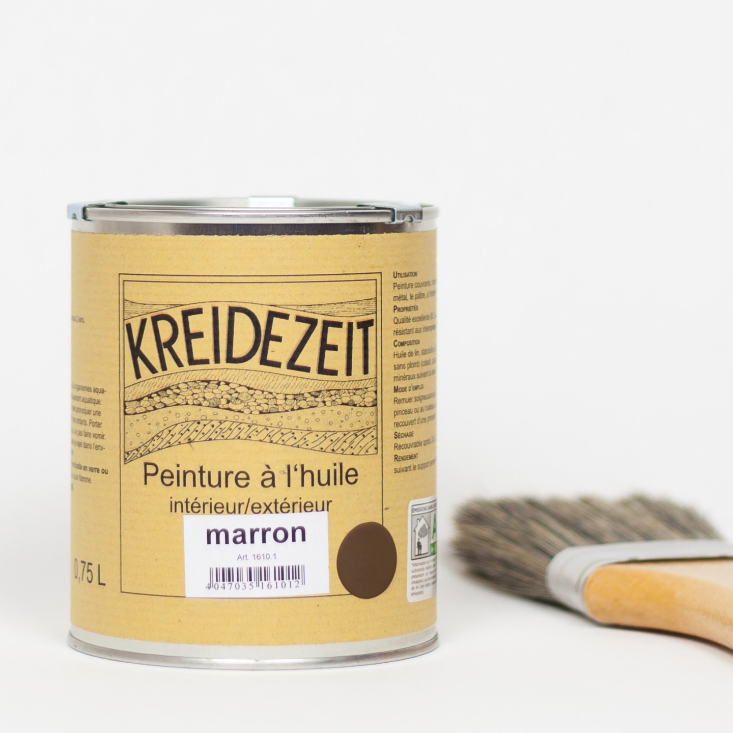 Peinture à l'huile de lin intérieur/extérieur kreidezeit